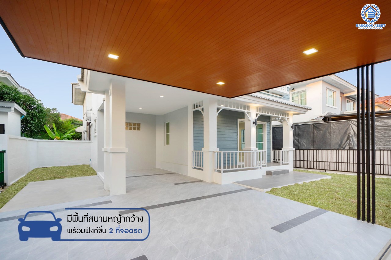 บ้านมือสองตกแต่งใหม่ คุณภาพแบรนด์ LH ม.ชลลดา บางใหญ่-เซ็นทรัลเวสต์เกต เนื้อที่ 52.6 ตร.ว. ฟังก์ชั่น 3 ห้องนอน 2 ห้องน้ำ 2 ที่จอดรถ Facility ครบครัน พร้อมทุกการเข้าอยู่ บนทำเลเดินทางสะดวก ใกล้ถ.กาญจนาภิเษก และเพียง 10 นาทีถึงรถไฟฟ้า "สถานีคลองบางไผ่"...